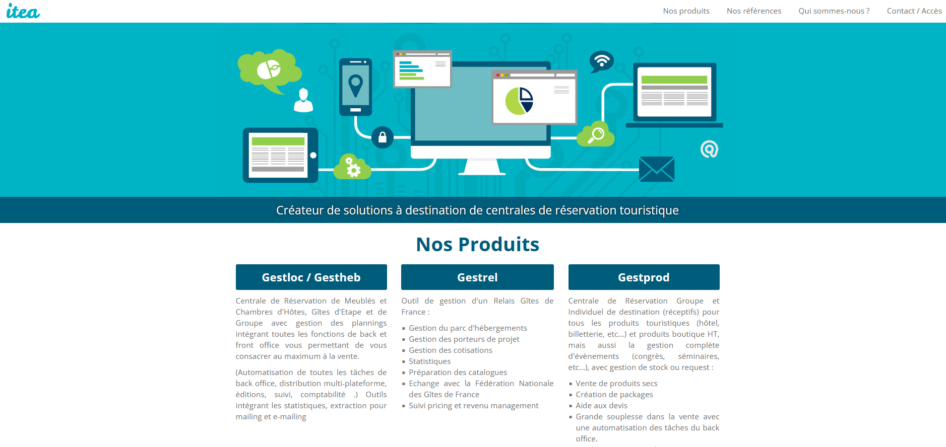 Plateforme de gestion pour les centrales de réservation touristique